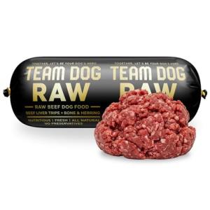 Team Dog Raw Frozen Beef & Herring Dog Food