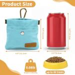 COSOWO Hands-Free Dog Treat Training Pouch - Blue
