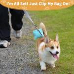 COSOWO Hands-Free Dog Treat Training Pouch - Blue