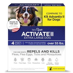 TevraPet Activate II Flea Prevention for Large Dogs