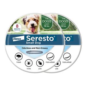 Seresto Small Dog Flea & Tick Prevention Collar 2 Pack