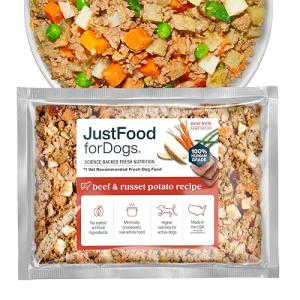 JustFoodForDogs Frozen Beef & Potato Dog Food