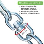 TOMBABY Heavy Duty Dog Tie Out Stake