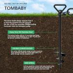 TOMBABY Heavy Duty Dog Tie Out Stake