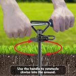 TOMBABY Heavy Duty Dog Tie Out Stake