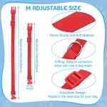 27 Pcs Adjustable Nylon Dog Collars in Cute Colors