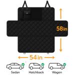 Fidozen Heavy-Duty Dog Car Seat Cover - Waterproof