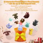 Interactive Plush Dog Toy Set - 11 Pieces