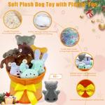 Interactive Plush Dog Toy Set - 11 Pieces