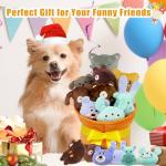 Interactive Plush Dog Toy Set - 11 Pieces