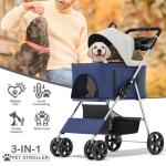 MoNiBloom 3-in-1 Pet Stroller and Carrier