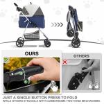 MoNiBloom 3-in-1 Pet Stroller and Carrier