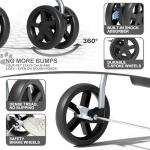 MoNiBloom 3-in-1 Pet Stroller and Carrier