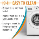 K&H Dog Bike Basket with Safety Leashes