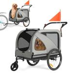 Dog Bike Trailer & Stroller for Pets, 88 lbs Limit