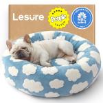 Cozy Round Dog Bed for Indoor Pets - Blue
