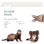 Cozy Chocolate Fluffy Pet Sofa Bed - Small