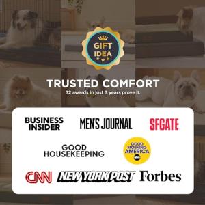 Orthopedic Waterproof Dog Bed for Large Puppies