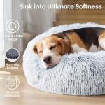 Cozy Round Anti-Anxiety Bed for Small Dogs