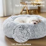 Cozy Round Anti-Anxiety Bed for Small Dogs