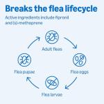 Flea and Tick Treatment for Medium Dogs, 3 Pack