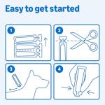 Flea and Tick Treatment for Medium Dogs, 3 Pack