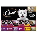 Cesar Wet Dog Food Steak Lovers Variety Pack
