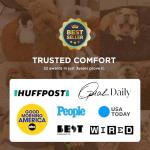 Cozy Donut Dog Bed for Medium Pets - 30