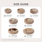 Cozy Donut Dog Bed for Medium Pets - 30