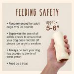 Large Peanut Butter-Stuffed Dog Shin Bone