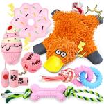 9 Pack Squeaky Dog Toys for Small Puppies