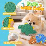 KIPRITII Dinosaur Squeaky Toys for Busy Puppies