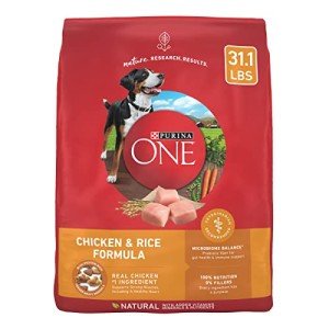 Purina ONE Chicken & Rice Dry Dog Food 31.1 lb