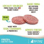 Raw Paws Beef Recipe Frozen Pet Food, 20-lb