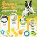 25-Pack Puppy Chew Toys with Ropes and Squeakers