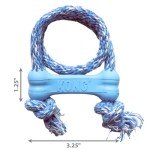 KONG Puppy Goodie Bone and Rope Chew Toy