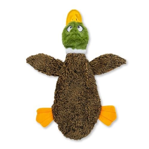 2-in-1 Squeaky Dog Toys – No Stuffing Duck