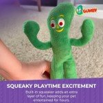 Gumby Squeaky Plush Toy for Dogs - 9" Green