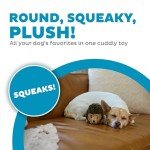 Hedgehogz Plush Dog Toy for Small Puppies