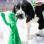 Gumby Squeaky Plush Toy for Dogs - 9" Green