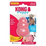 KONG Natural Teething Toy for Small Puppies - Pink