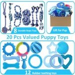 20 Pack Puppy Chew Toys - Teething Fun Bundle