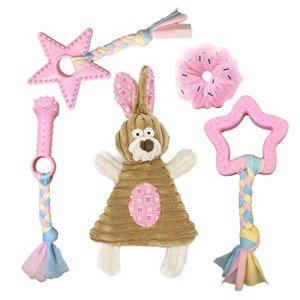 Volacopets 5-Pack Teething Toys for Puppies