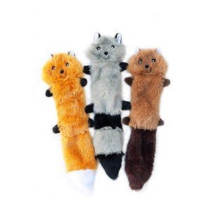 ZippyPaws Skinny Peltz Unstuffed Dog Toy Pack