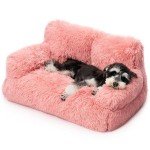 Mewoo Small Dog Bed and Cat Couch, Pink