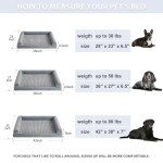 Large Waterproof Orthopedic Dog Bed with Washable Cover