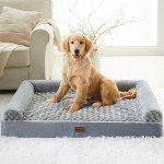 Large Waterproof Orthopedic Dog Bed with Washable Cover