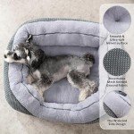 Cozy Washable Medium Dog Bed with Anti-Slip Bottom