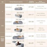 Cozy Orthopedic Faux Fur Dog Bed for Large Dogs