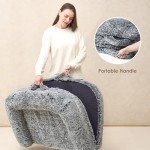 Cozy Orthopedic Faux Fur Dog Bed for Large Dogs